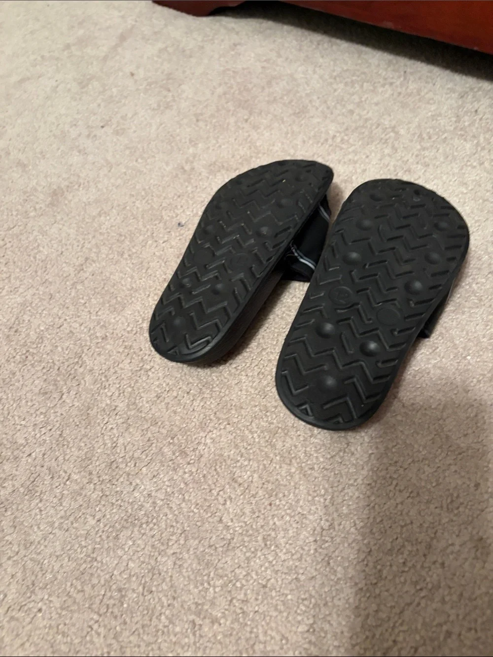 The Children's Place Black Slip-On Kids Sandals with Game Controller Accent